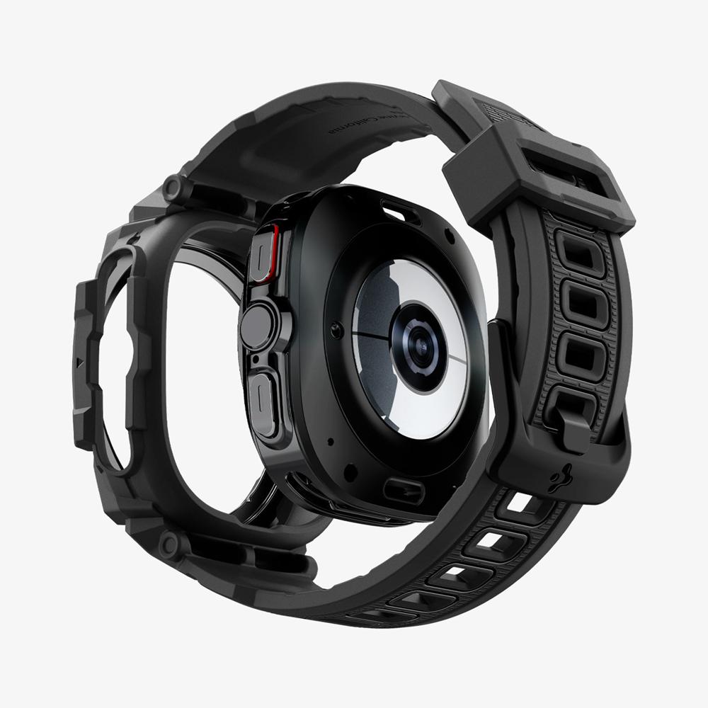 Spigen Rugged Armor Pro Watch Ultra (47Mm) Case + Band Matte Black | GCRV-23641