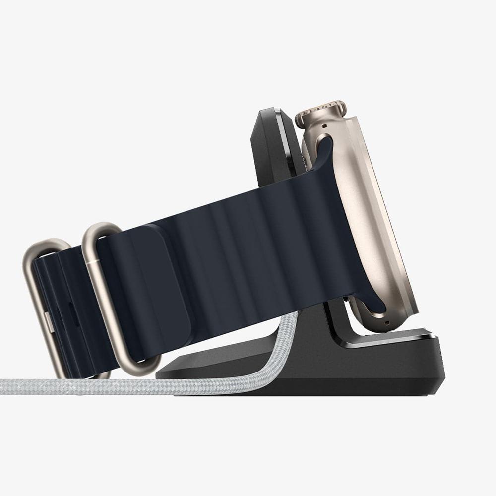 Spigen Rugged Armor Stand Apple Watch Stand Black | OBSK-19478