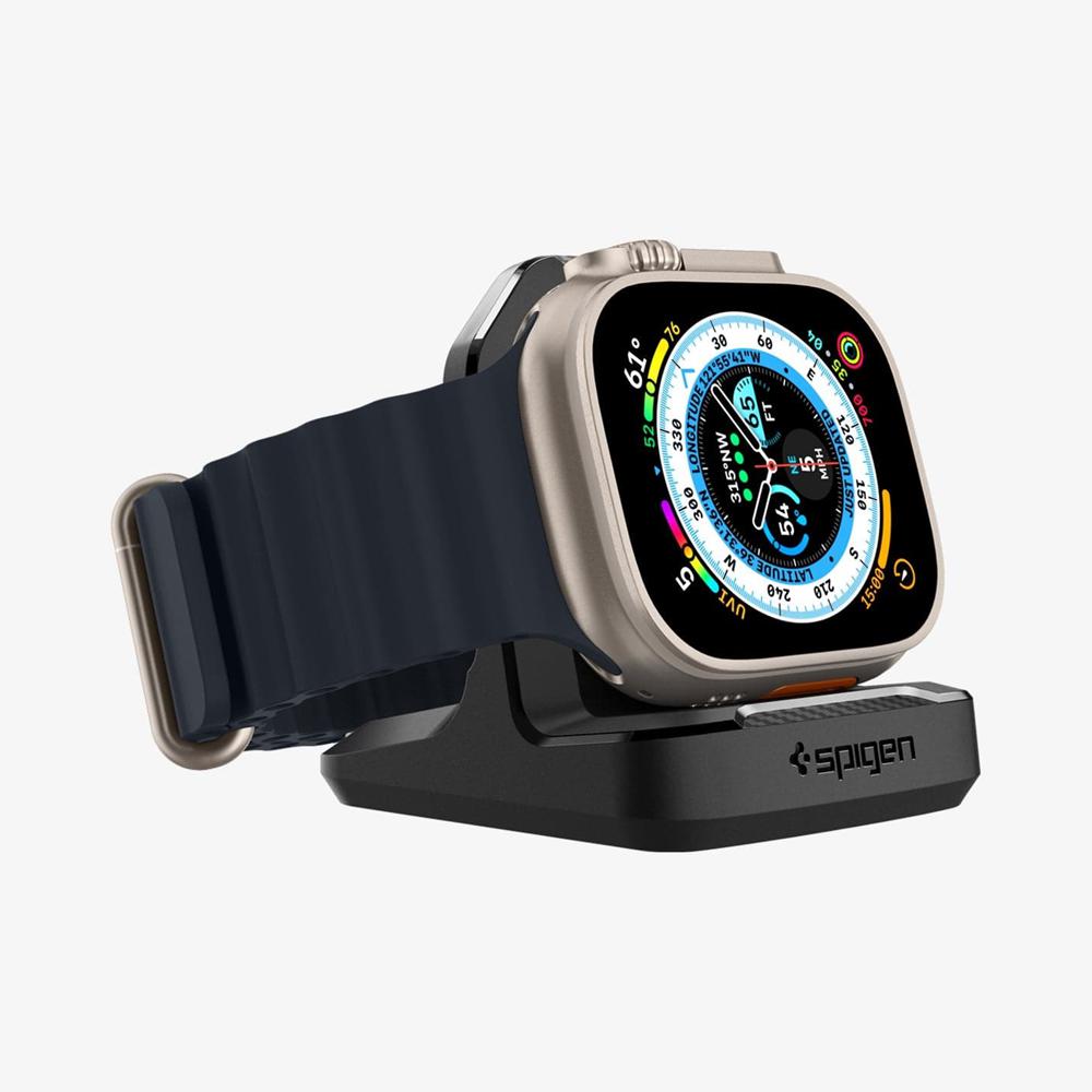 Spigen Rugged Armor Stand Apple Watch Stand Black | SFQZ-47286