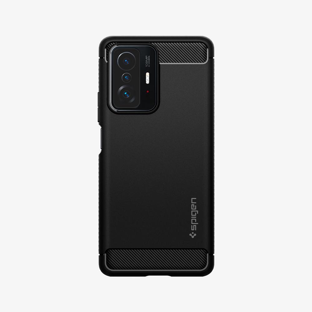 Spigen Rugged Armor Xiaomi 11T Pro Case Matte Black | QIUE-80146