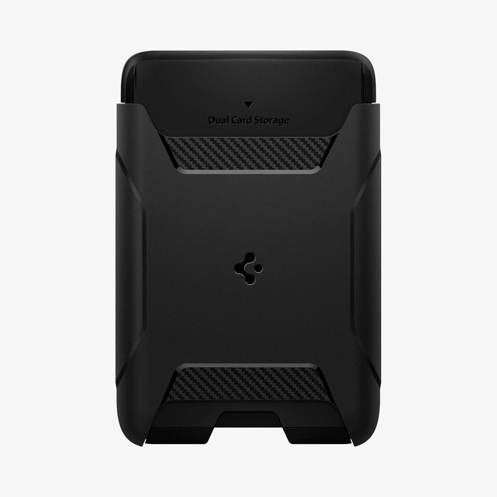 Spigen Rugged Armor | 3 Cards (MagFit) Magsafe Card Holder Black | VTJF-17260