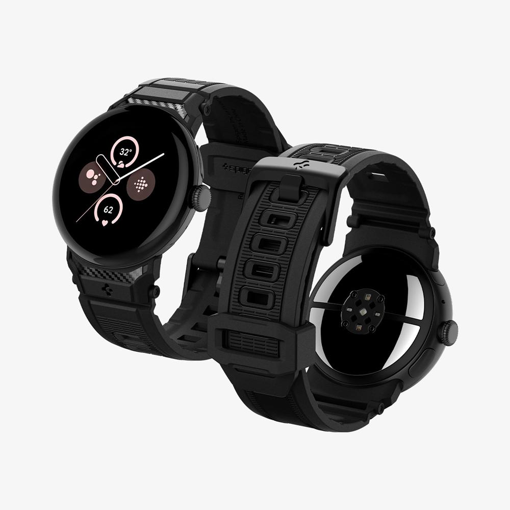 Spigen Rugged Band Pixel Watch 3 (45Mm) Band Black | RCGB-64517