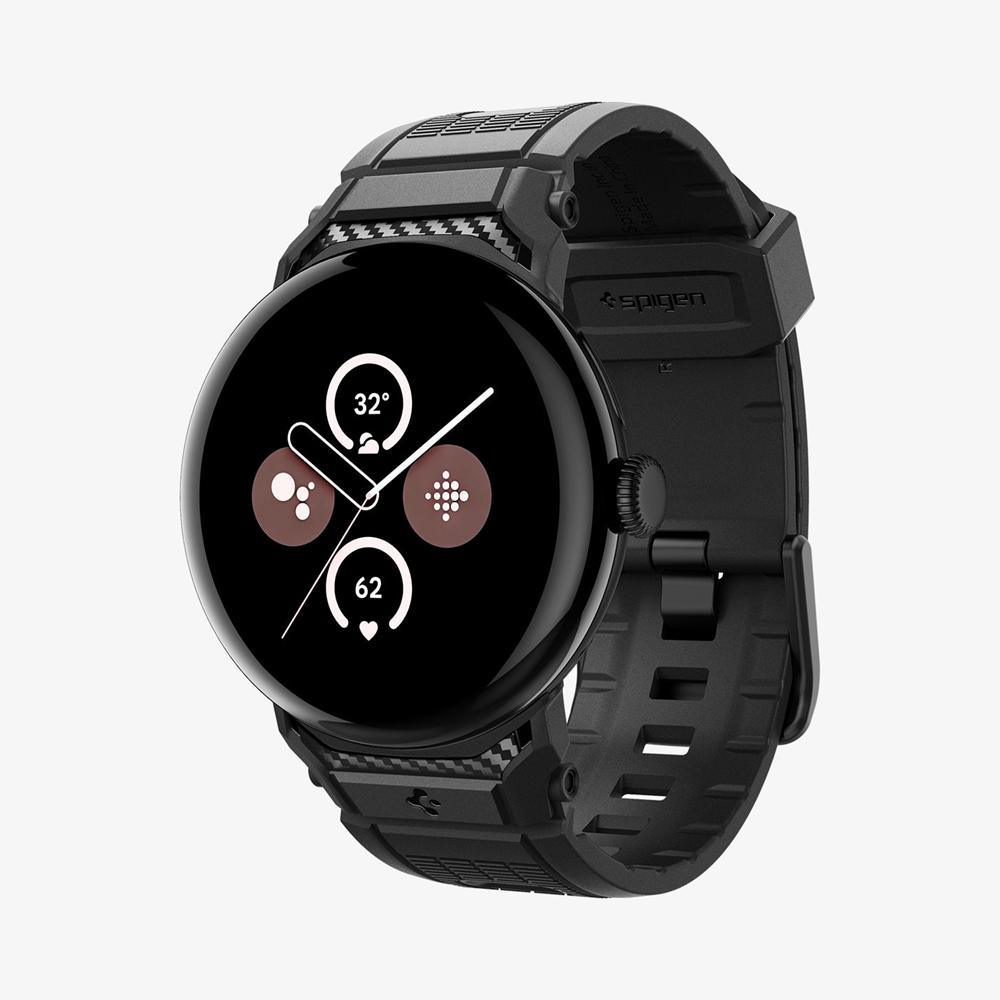 Spigen Rugged Band Pixel Watch 3 (45Mm) Band Black | RCGB-64517