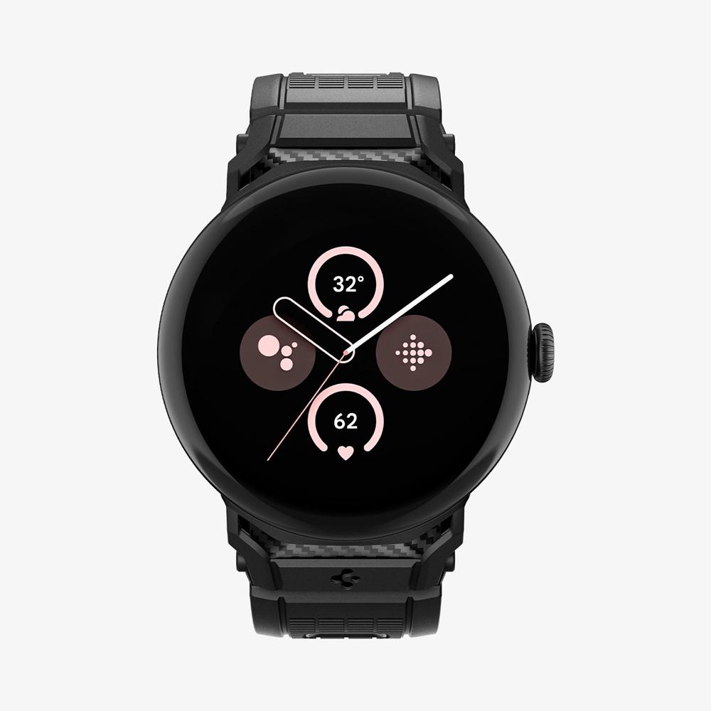 Spigen Rugged Band Pixel Watch 3 (45Mm) Band Black | RCGB-64517