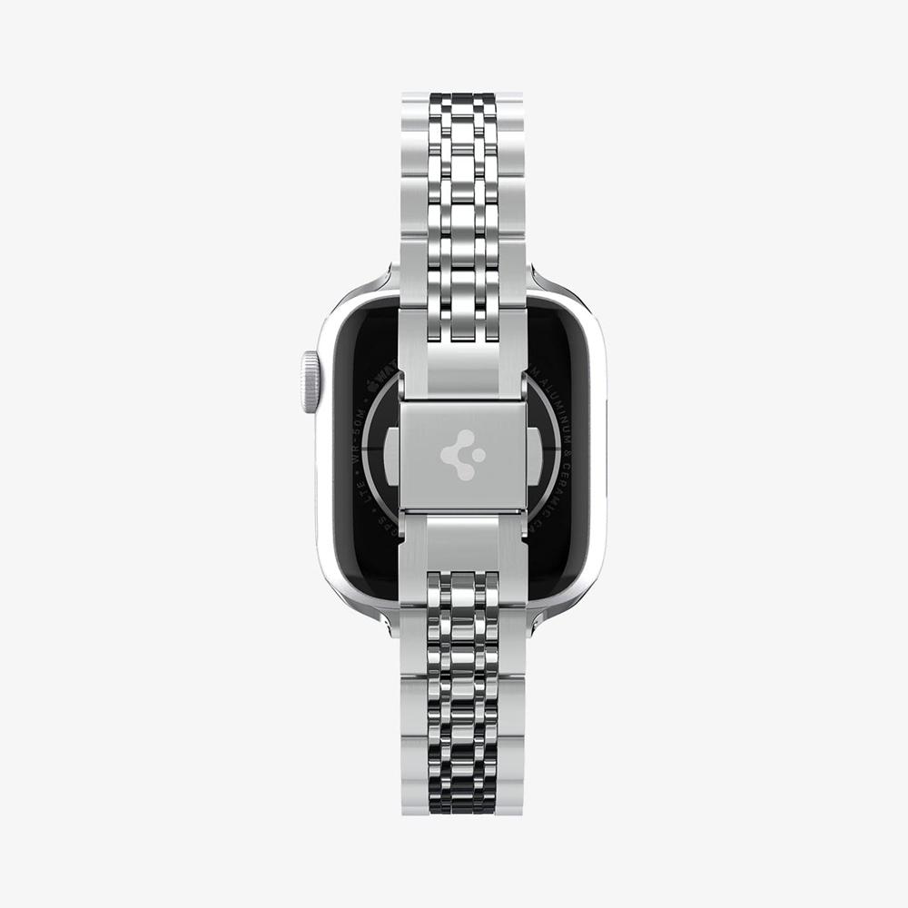 Spigen Shine Fit Apple Watch (41Mm) Band Silver | AIHS-30176