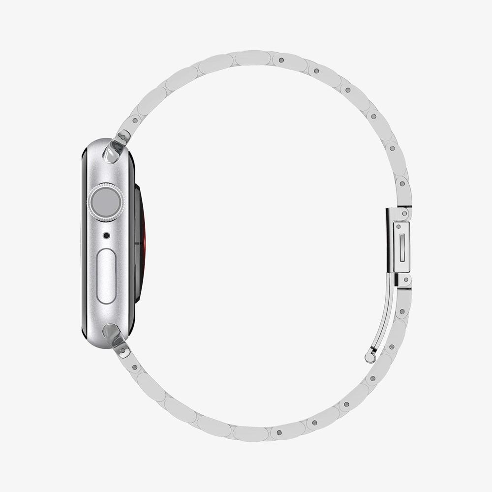 Spigen Shine Fit Apple Watch (41Mm) Band Silver | AIHS-30176