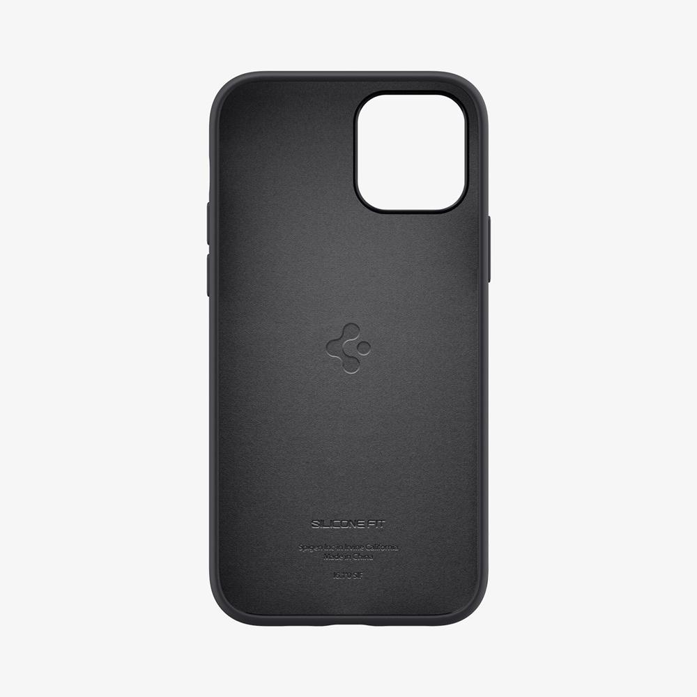 Spigen Silicone Fit Iphone 12 Pro Case Black | PQHU-58716