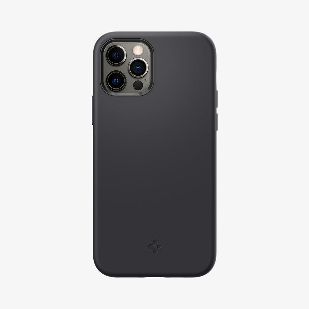 Spigen Silicone Fit Iphone 12 Pro Case Black | PQHU-58716