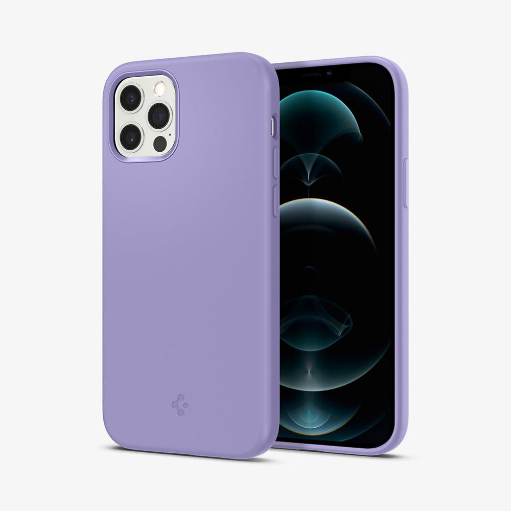 Spigen Silicone Fit Iphone 12 Pro Case Iris Purple | QHKJ-36079