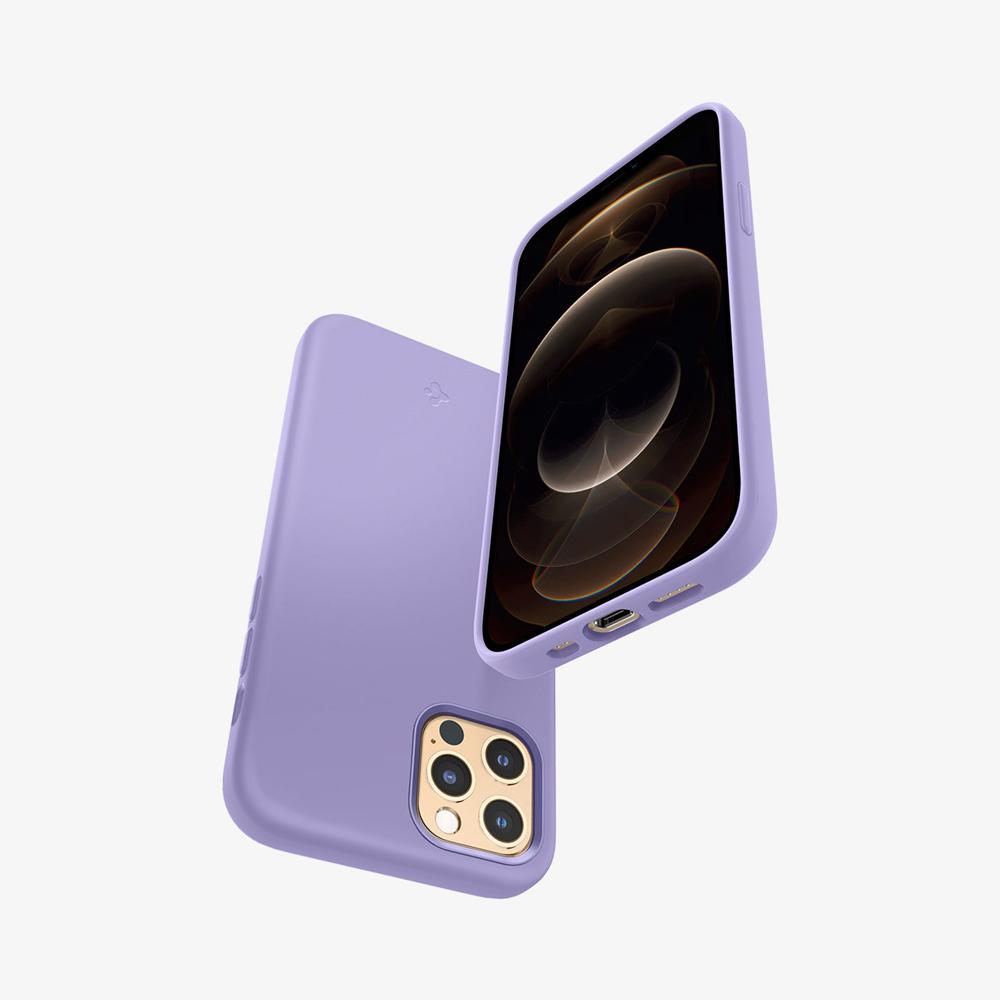 Spigen Silicone Fit Iphone 12 Pro Case Iris Purple | QHKJ-36079