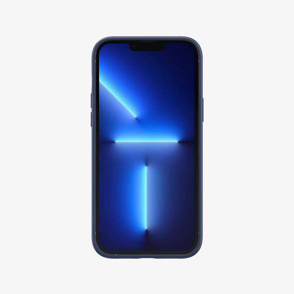 Spigen Silicone Fit Iphone 13 Pro Max Case Navy Blue | GJAI-69034