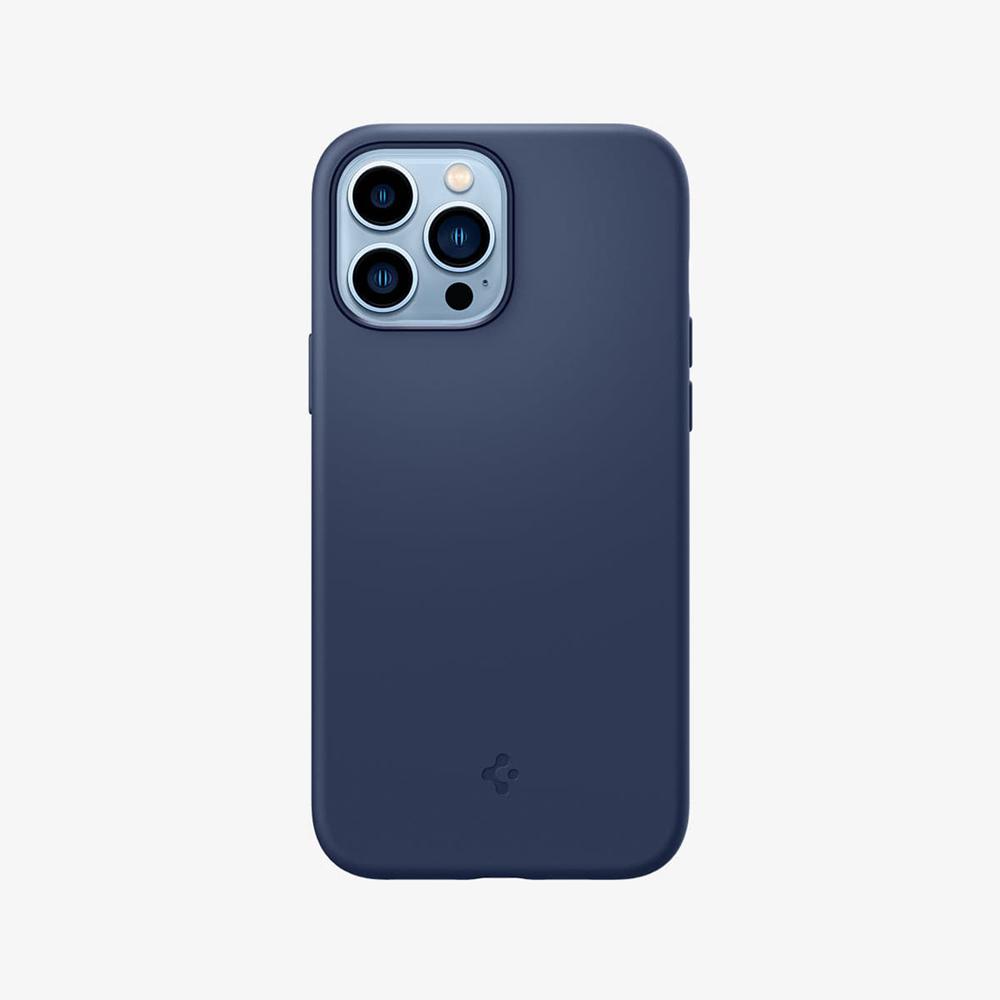 Spigen Silicone Fit Iphone 13 Pro Max Case Navy Blue | GJAI-69034