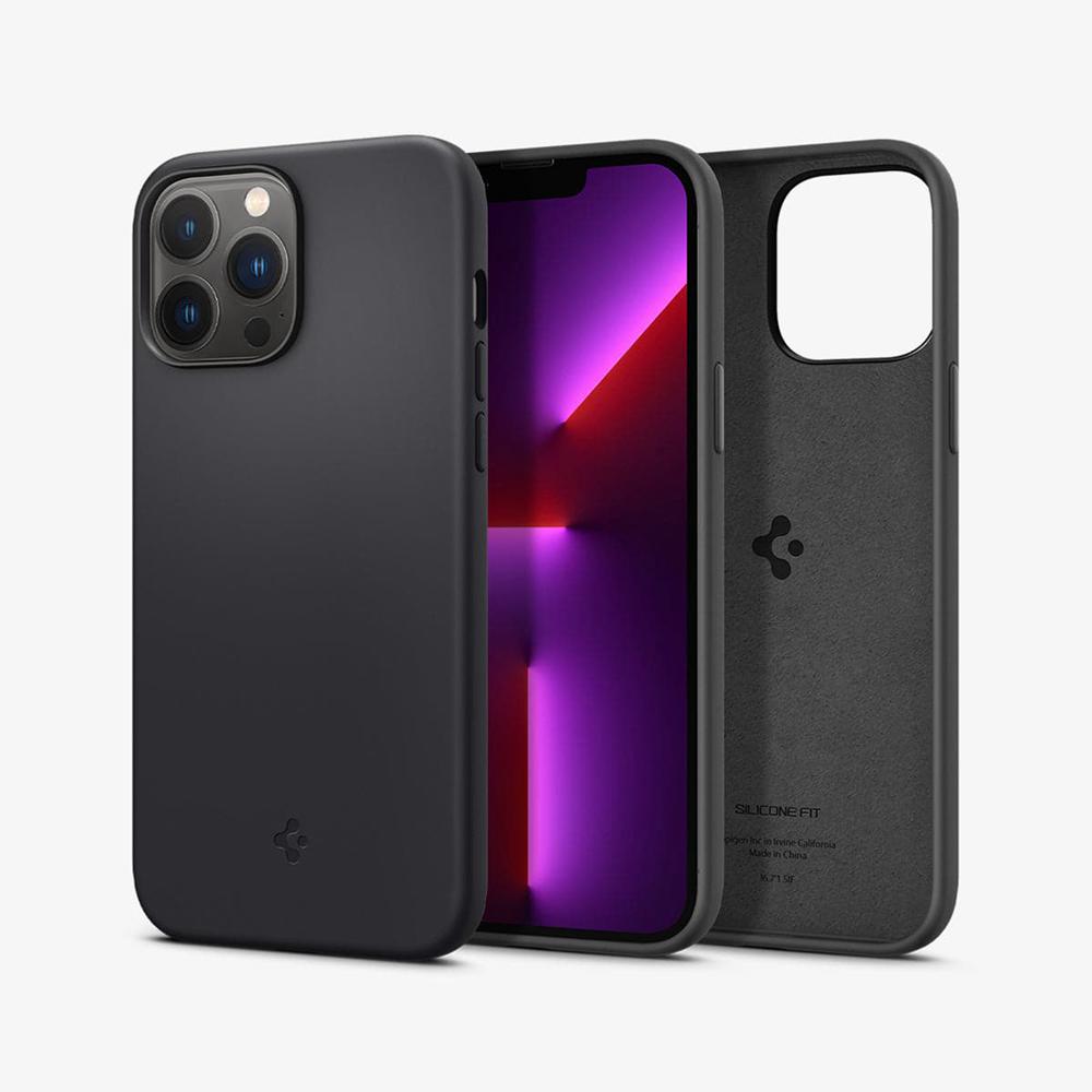 Spigen Silicone Fit Iphone 13 Pro Max Case Black | WMXV-98765