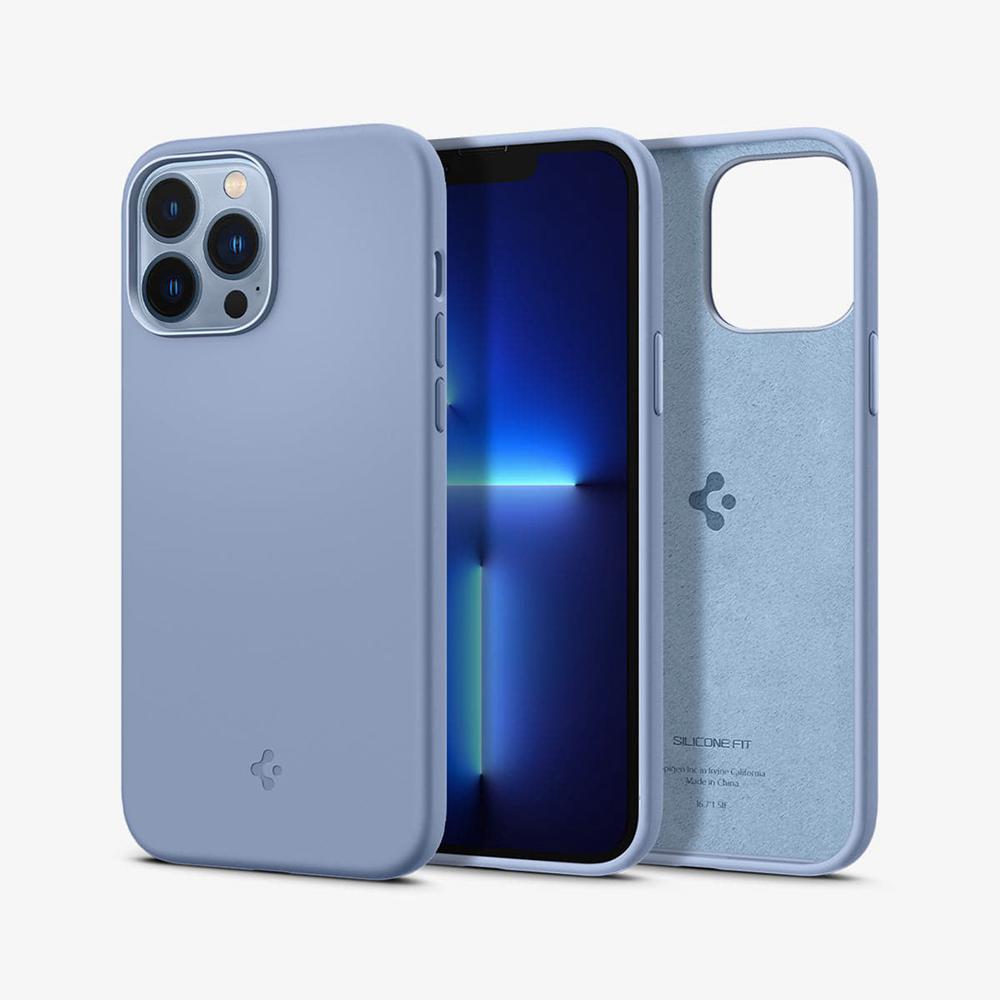 Spigen Silicone Fit Iphone 13 Pro Max Case Sierra Blue | NPBC-31680