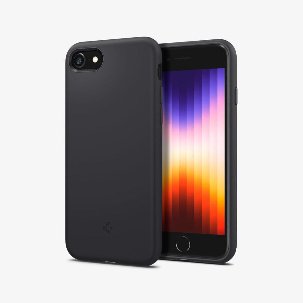 Spigen Silicone Fit Iphone 7 Case Black | DUBA-08431