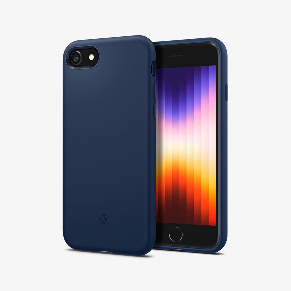 Spigen Silicone Fit Iphone 7 Case Navy Blue | YOJE-81395