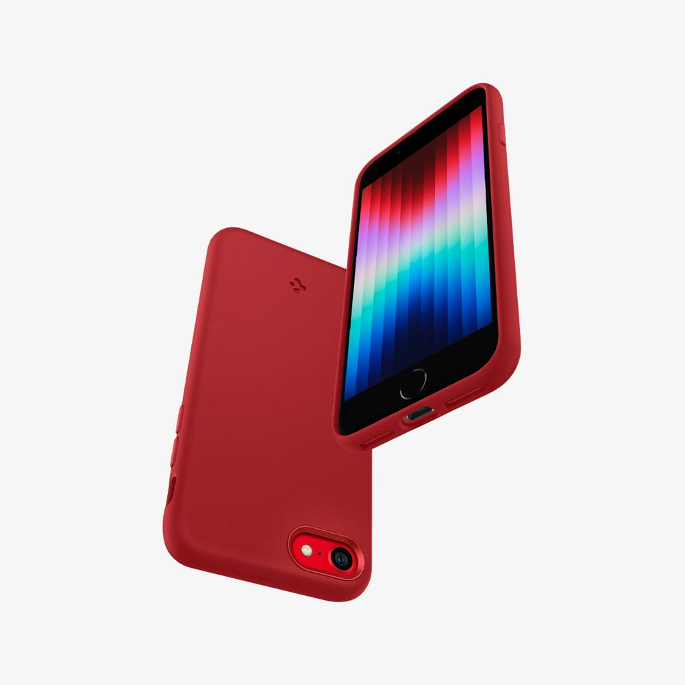 Spigen Silicone Fit Iphone Se (3Rd Gen) Case Red | KIRG-26139