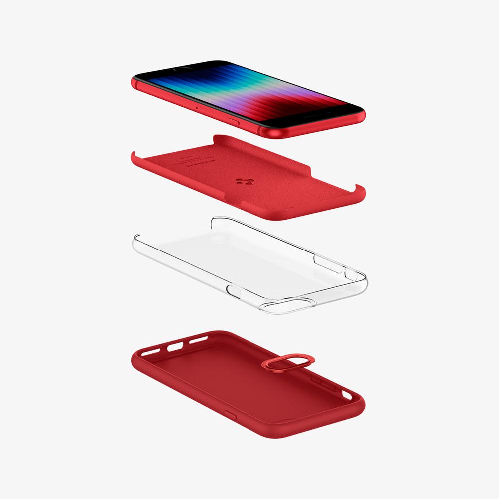 Spigen Silicone Fit Iphone Se (3Rd Gen) Case Red | KIRG-26139