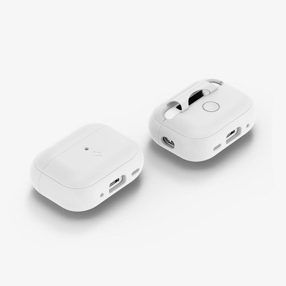 Spigen Silicone Fit + Strap Airpods Pro 2 Case White + White Strap | SAEK-28167