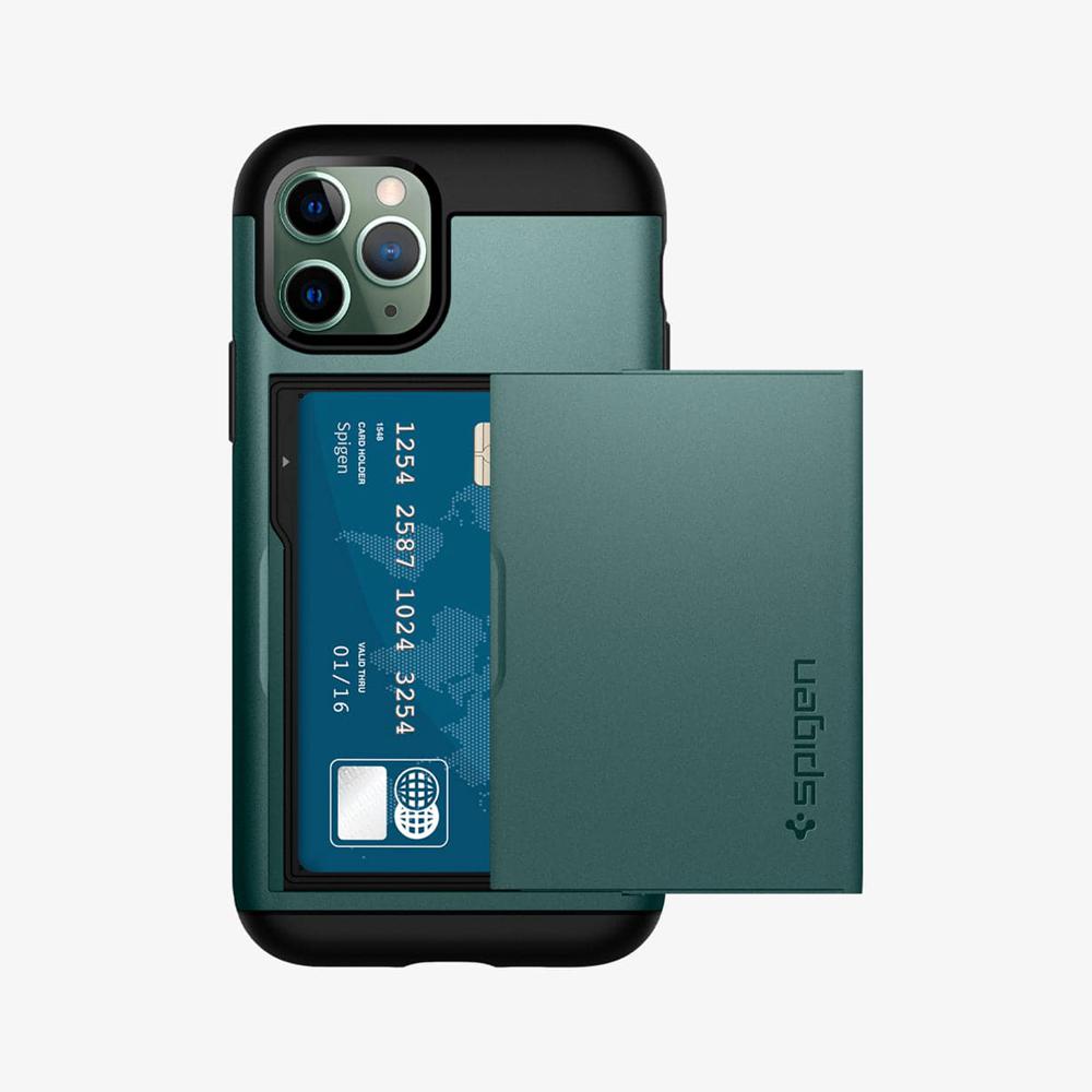 Spigen Slim Armor CS Iphone 11 Pro Case Midnight Green | RJUM-01956