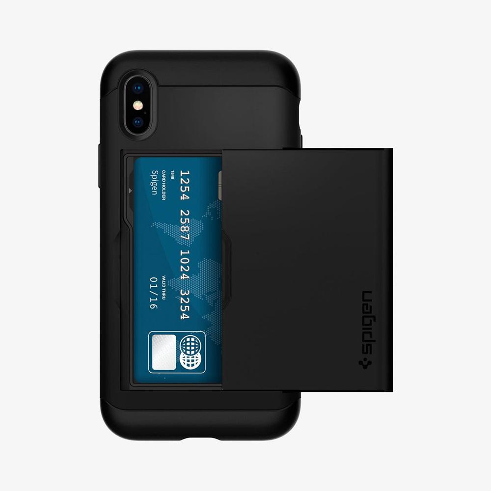 Spigen Slim Armor CS Iphone Xs Case Black | NXBZ-74960