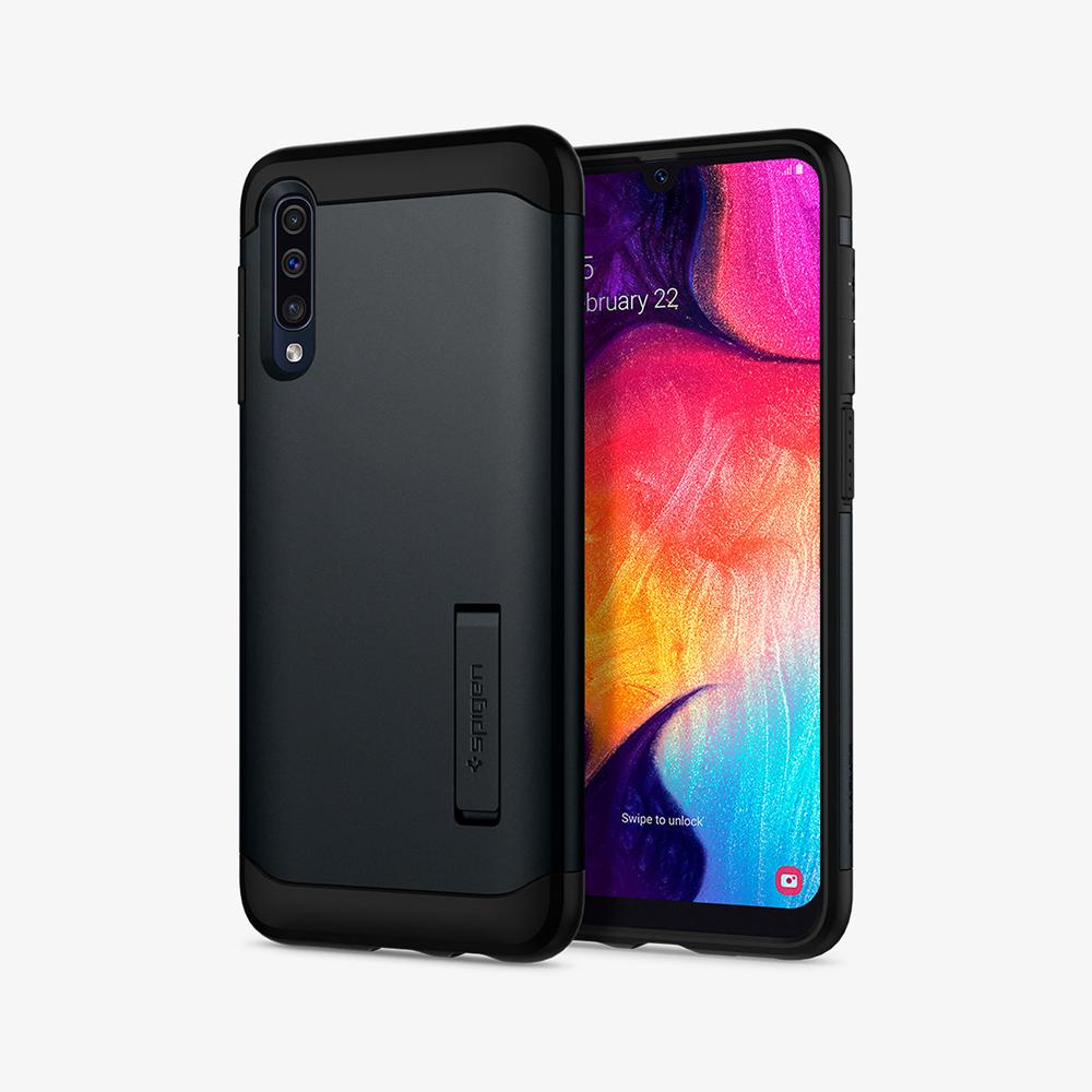 Spigen Slim Armor Galaxy A50 Case Metal Slate | VRBP-75013