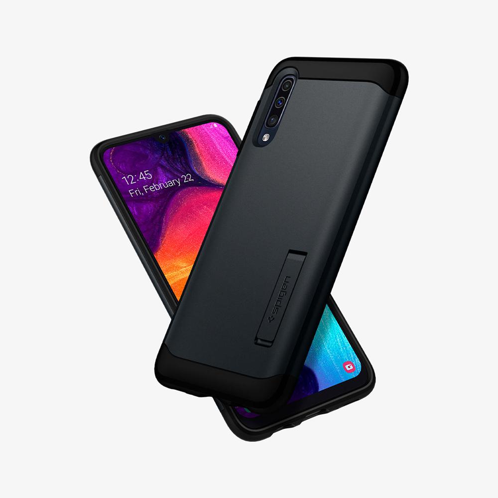 Spigen Slim Armor Galaxy A50 Case Metal Slate | VRBP-75013