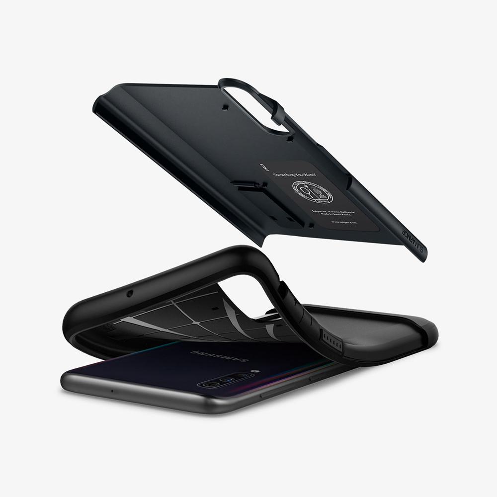 Spigen Slim Armor Galaxy A50 Case Metal Slate | VRBP-75013