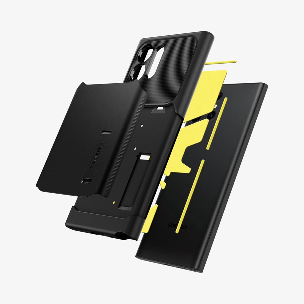 Spigen Slim Armor Galaxy S23 Ultra Case Black | ADCW-72913