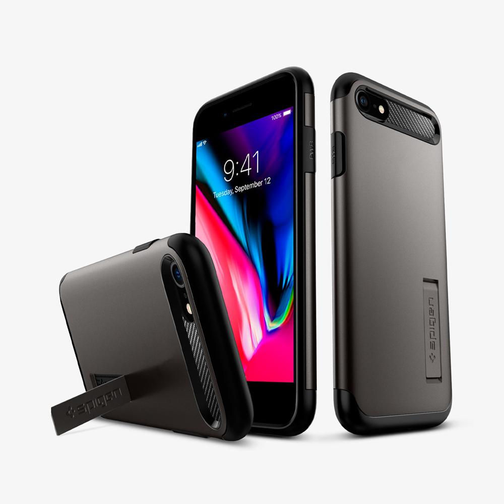 Spigen Slim Armor Iphone 8 Case Gunmetal | AQJE-19643