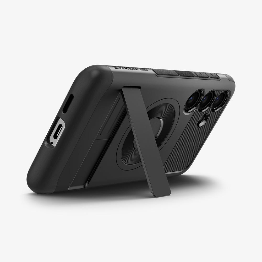 Spigen Slim Armor (MagFit) Galaxy S24 Case Black | KQUI-90651