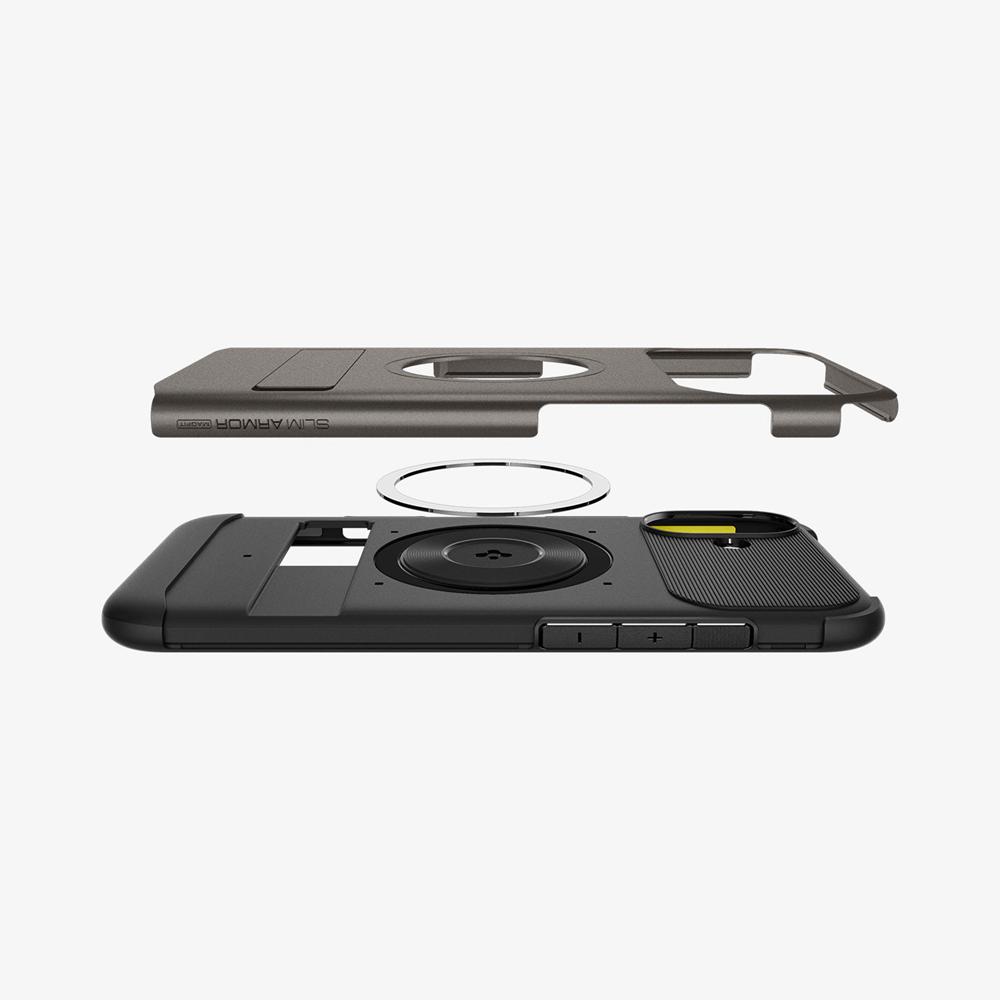 Spigen Slim Armor (MagFit) Iphone 16 Case Gunmetal | HKUN-19480