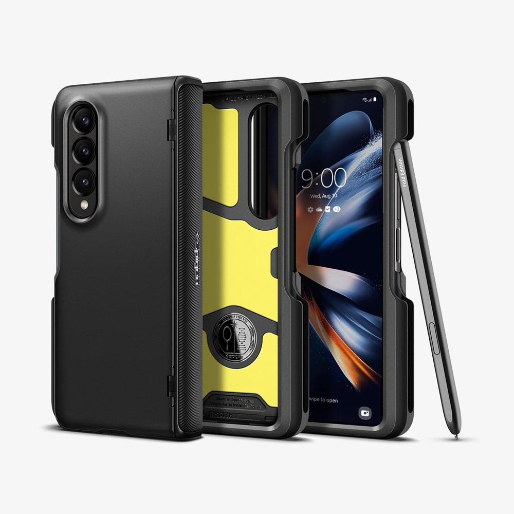 Spigen Slim Armor Pro (Pen Edition) Galaxy Z Fold 4 Case Black | BIGF-17903