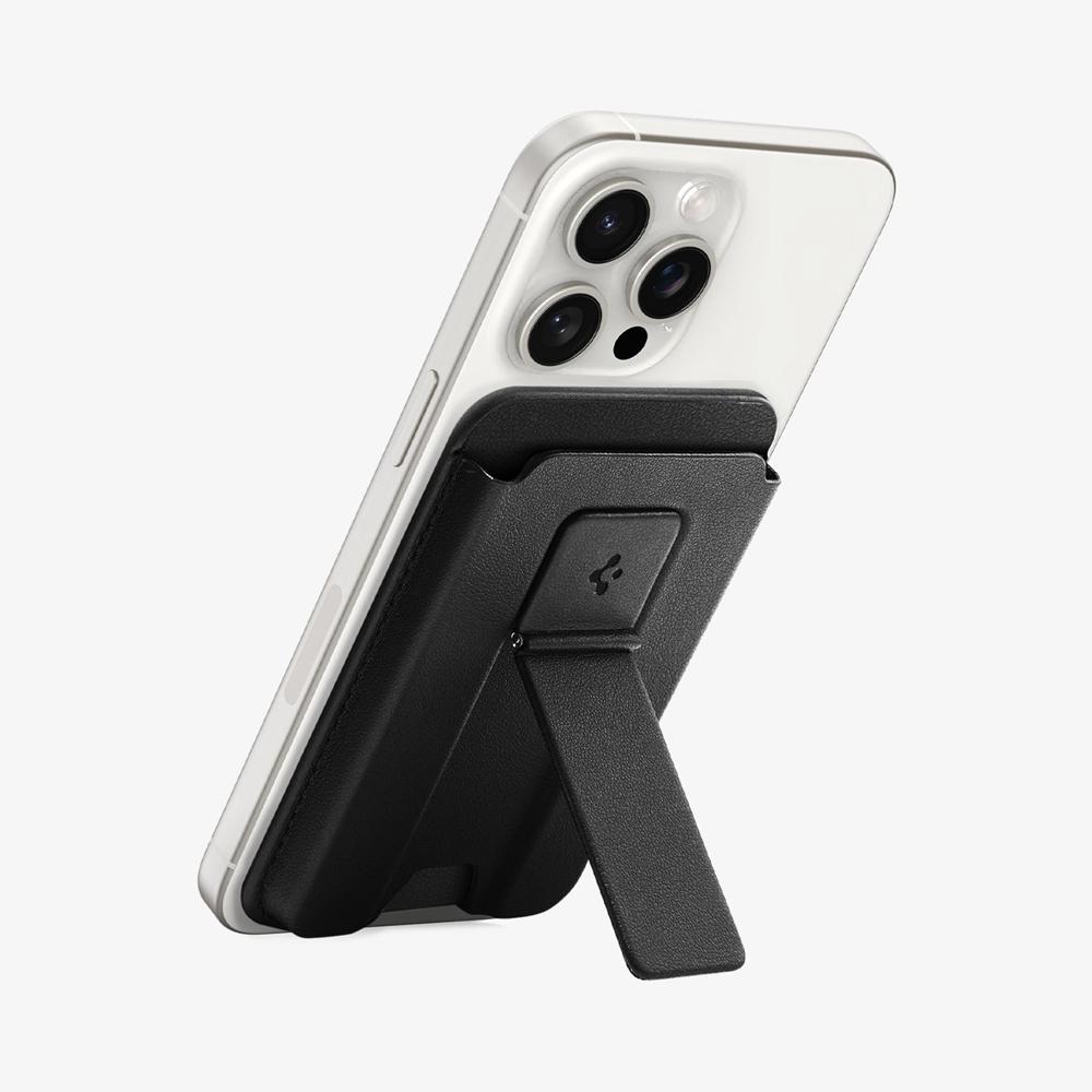 Spigen Smart Fold 2 (MagFit) Magsafe Card Holder Black | QRCY-87102