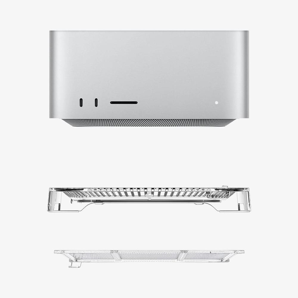 Spigen Stand Apple Mac Studio Accessory Crystal Clear | DKMI-42569