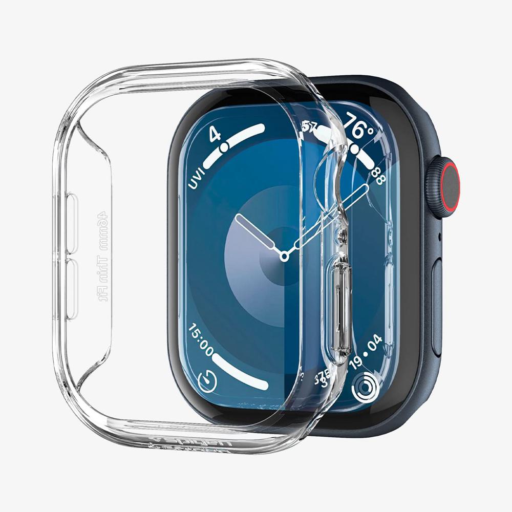 Spigen Thin Fit Apple Watch 10 (46Mm) Case Crystal Clear | SZAE-41628