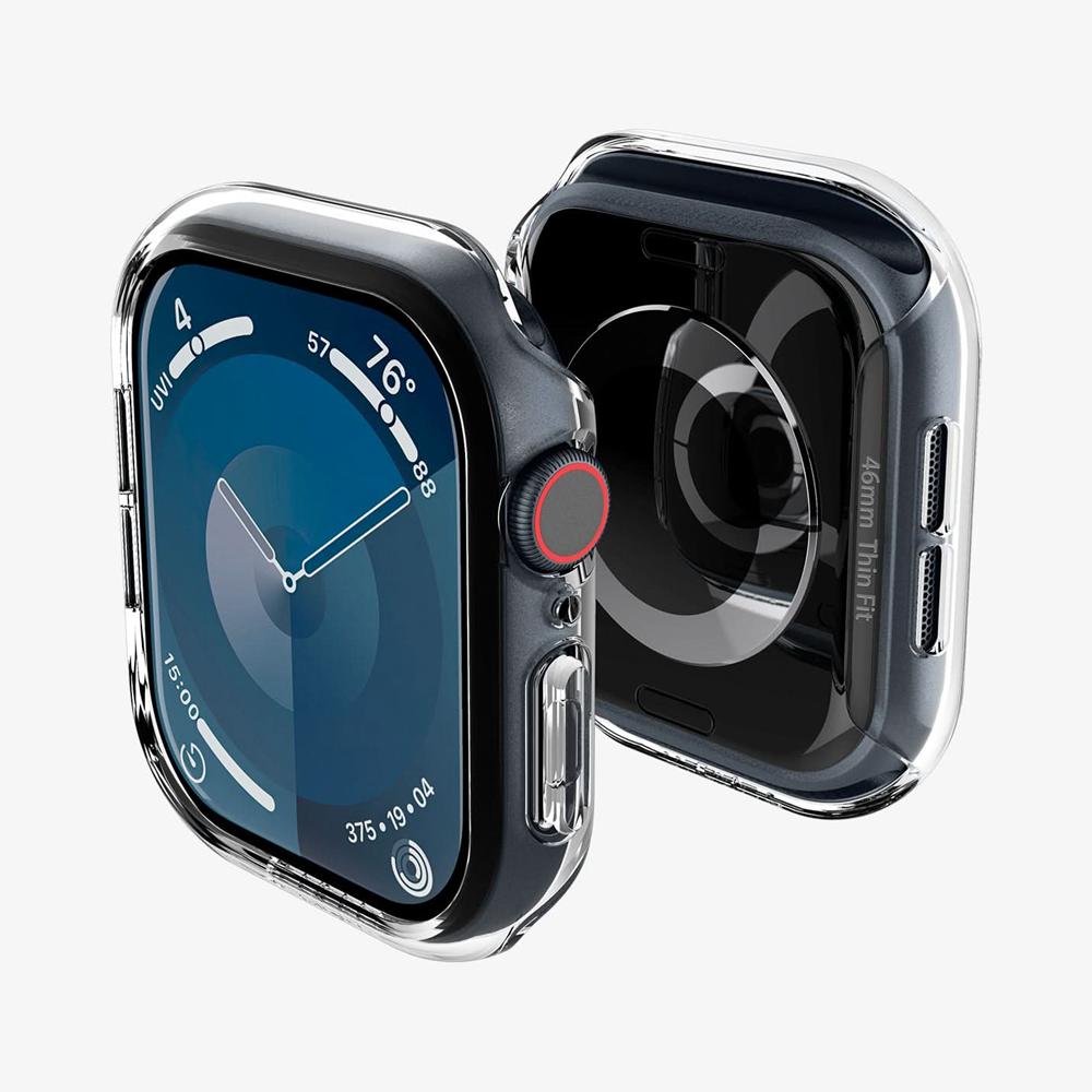 Spigen Thin Fit Apple Watch 10 (46Mm) Case Crystal Clear | SZAE-41628