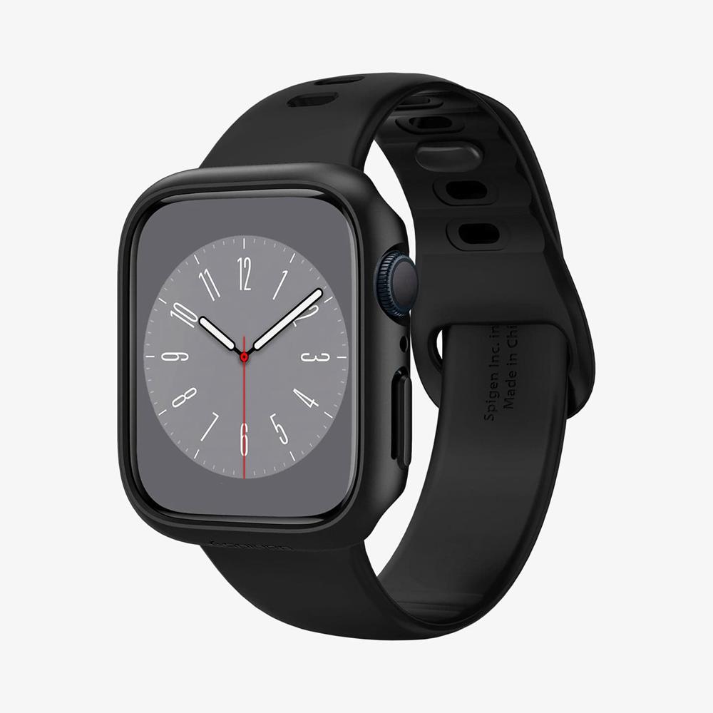 Spigen Thin Fit Apple Watch (45Mm) Case Black | ZCSY-68107