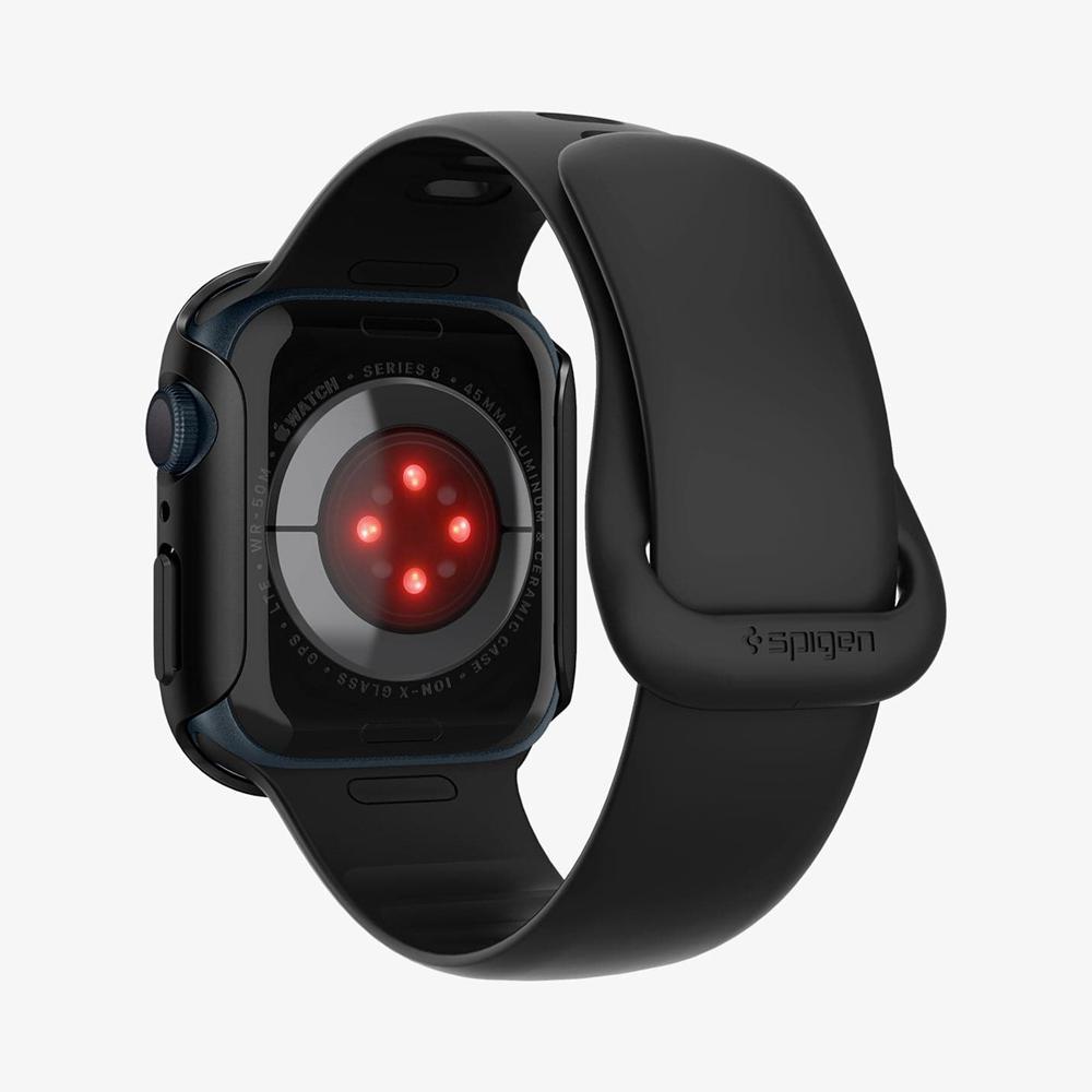 Spigen Thin Fit Apple Watch (45Mm) Case Black | ZCSY-68107