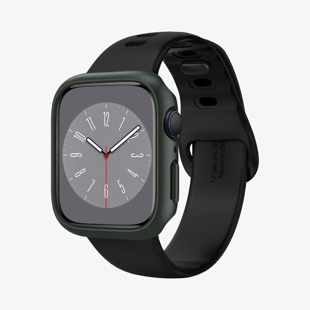 Spigen Thin Fit Apple Watch (45Mm) Case Military Green | SAEG-93701