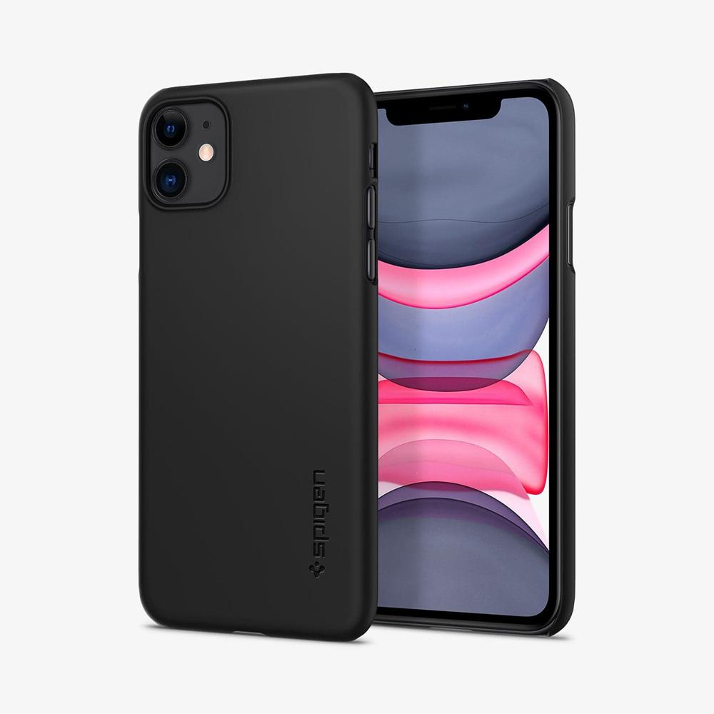 Spigen Thin Fit Iphone 11 Case Black | IHTK-84315