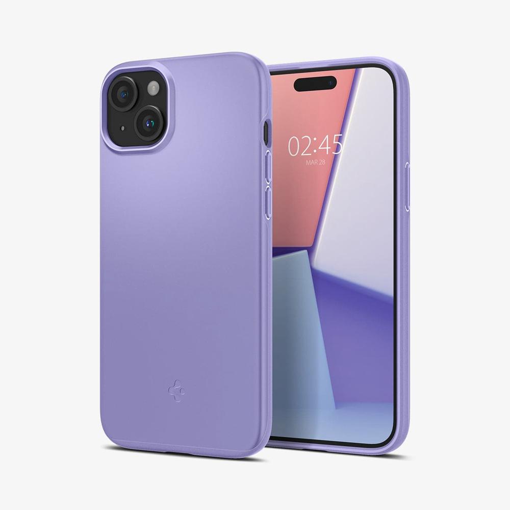 Spigen Thin Fit Iphone 15 Case Iris Purple | VBWU-13586