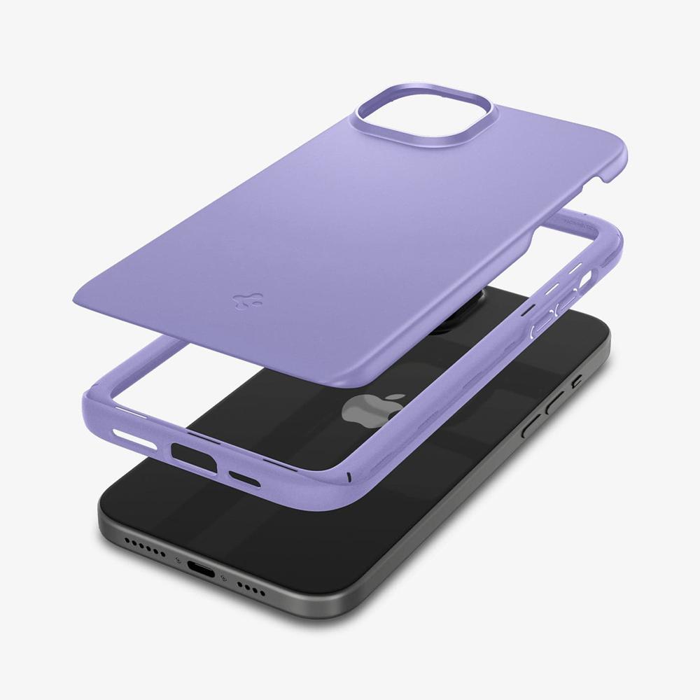 Spigen Thin Fit Iphone 15 Case Iris Purple | VBWU-13586