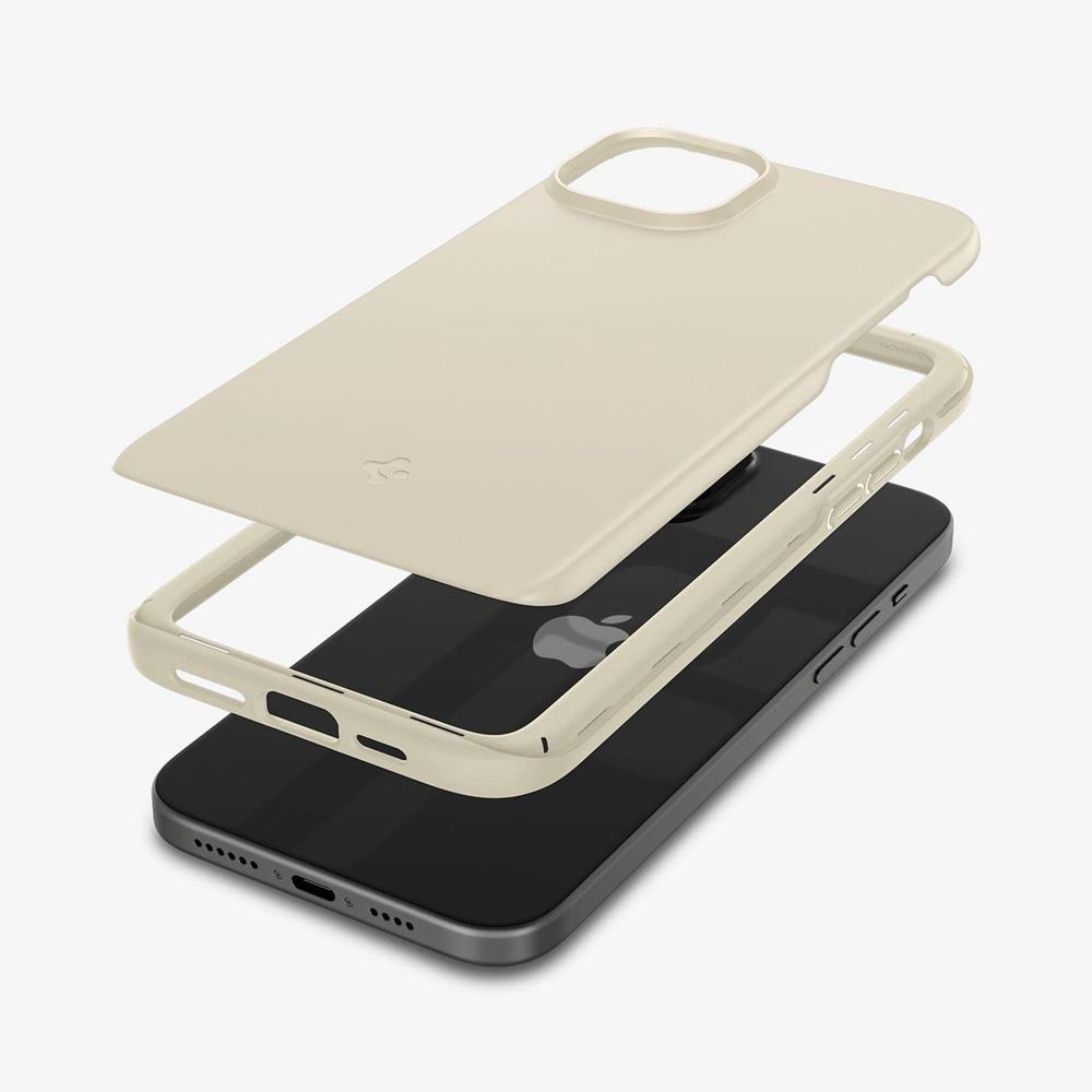 Spigen Thin Fit Iphone 15 Case Mute Beige | VDBE-16793