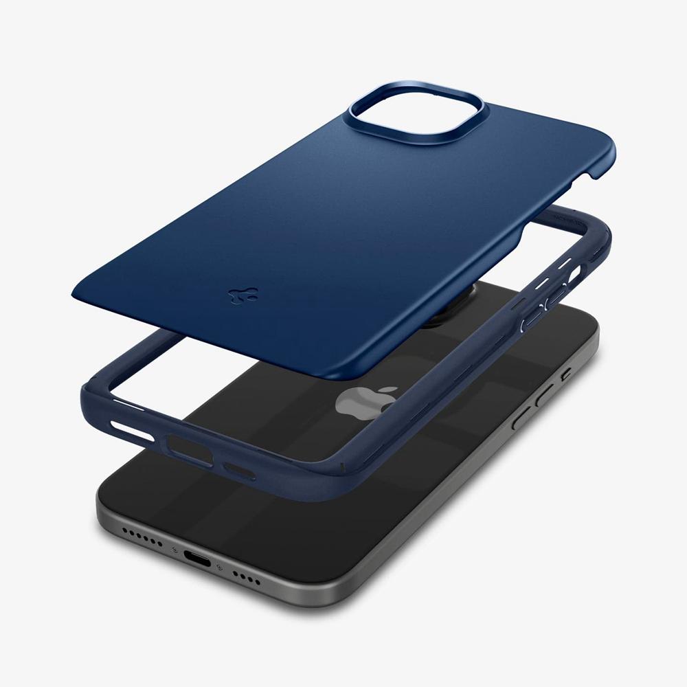 Spigen Thin Fit Iphone 15 Case Navy Blue | PFGW-67023