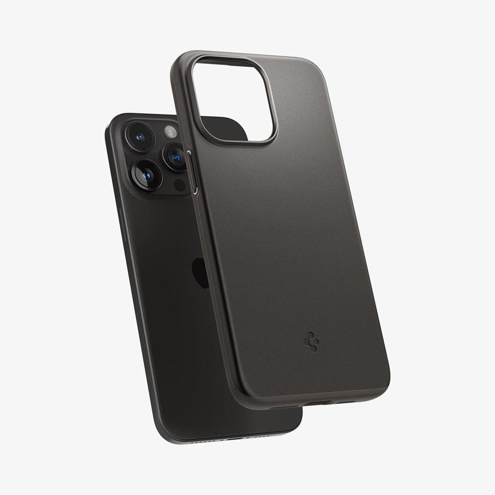 Spigen Thin Fit Iphone 15 Pro Case Gunmetal | KPOB-85694