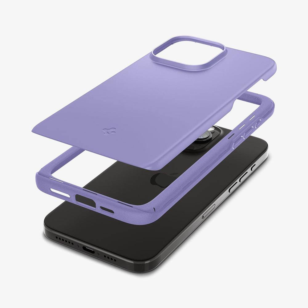 Spigen Thin Fit Iphone 15 Pro Case Iris Purple | BYPV-85072