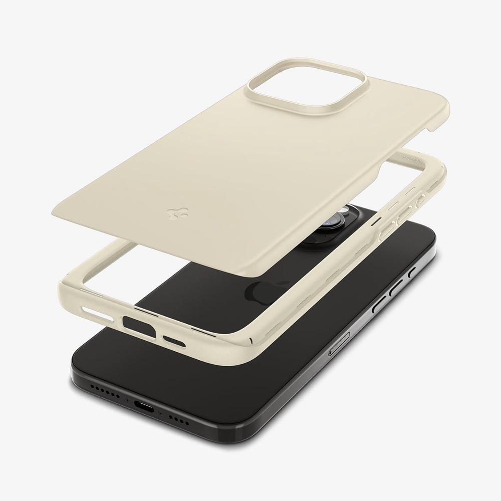 Spigen Thin Fit Iphone 15 Pro Case Mute Beige | RJGK-24963