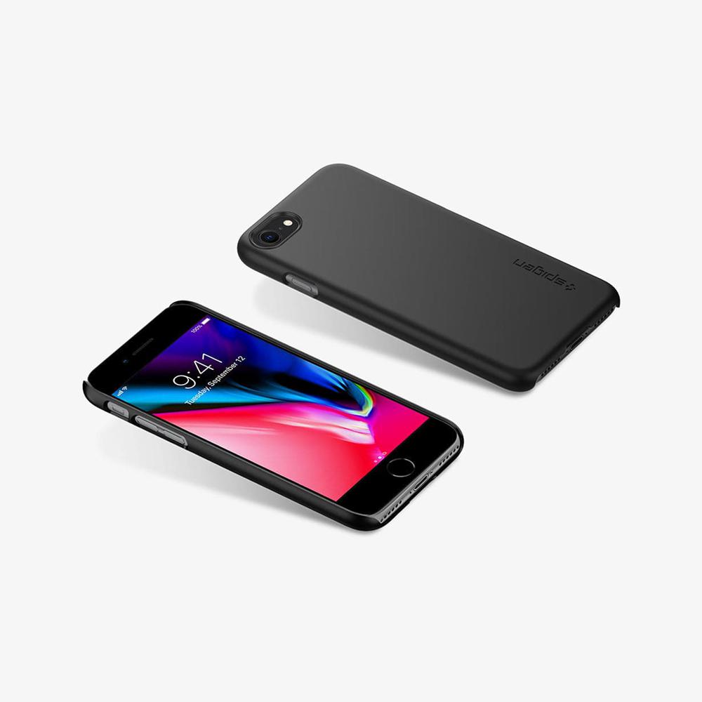 Spigen Thin Fit Iphone 8 Case Black | RDOM-69802