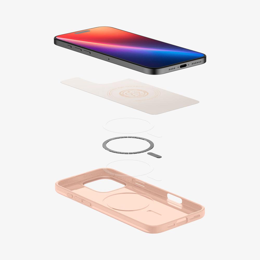 Spigen Thin Fit (MagFit) Iphone 16 Pro Case Rose Titanium | RNKO-30126